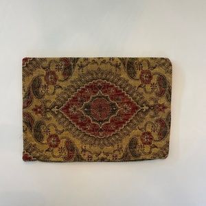 Woven tapestry throw pillow cover